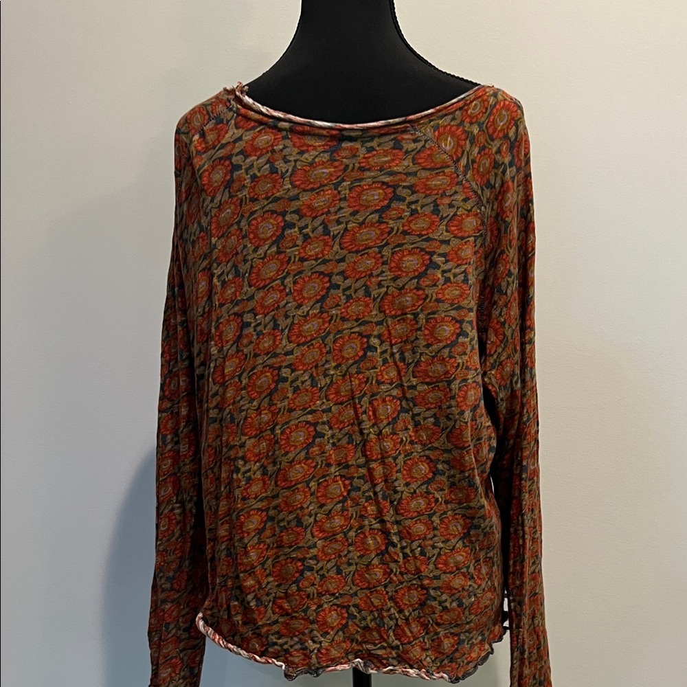 NATURAL LIFE Boho Long Sleeve Top - Picture 3 of 3